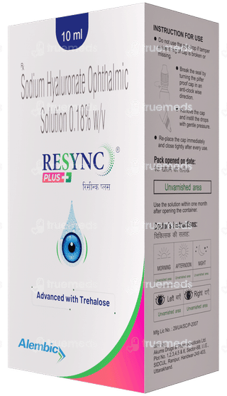 Resync Plus Ophthalmic Solution 10Ml
